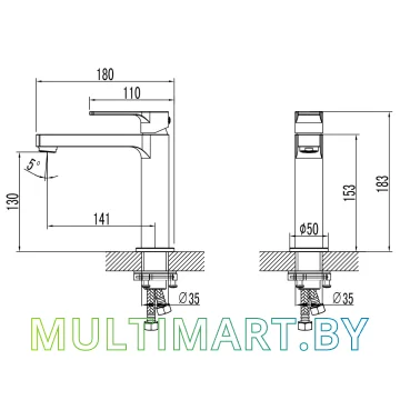 Смеситель Lemark Plus Grace LM1537C картинка 2
